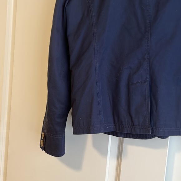 Women’s LL Bean Blue Blazer Jacket  - Size 12 - Picture 9 of 11